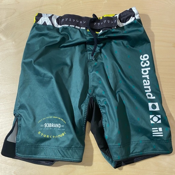 93brand Green Athletic Shorts size 36 (MS) - Picture 1 of 8